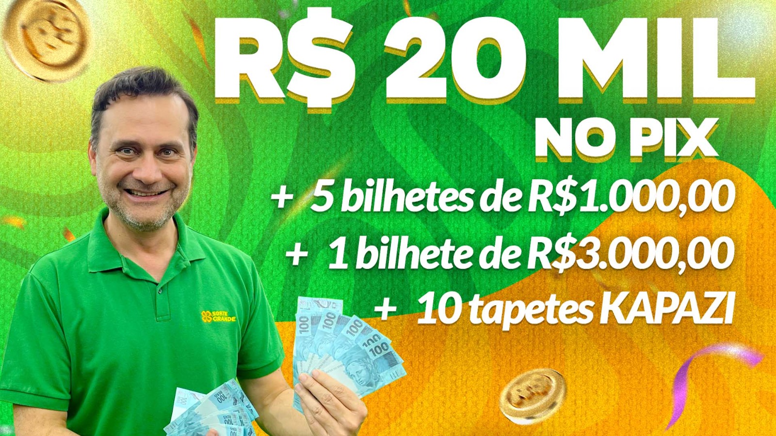 20 MIL NO PIX edição 2 E CHUVA DE PRÊMIOS